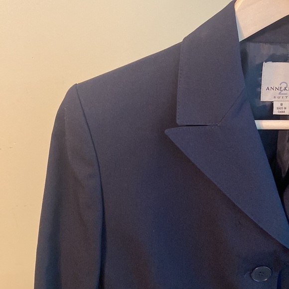 Anne Klein Blazer Anne Klein Modern Notched Collar Blazer with Stretch Size 8 - Picture 4 of 11